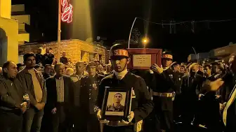 Hatay'da Kazada Hayatını Kaybeden Sözleşmeli Er M.Ö. Siirt'te Defnedildi