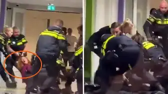 Hollanda Polisi Hamile Sığınmacı Kadına Şiddet Uyguladı