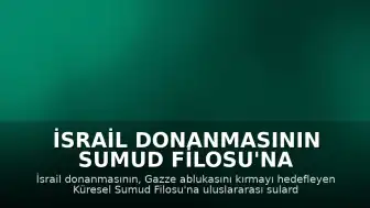 İsrail Donanmasının Sumud Filosu'na Müdahale Hazırlığı İddiası