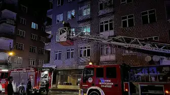 Kayseri'de 4 Katlı Binanın Bodrumunda Yangın Söndürüldü