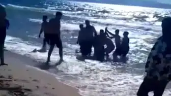 Kuşadası'nda İki Kişi Boğulma Tehlikesi Atlattı