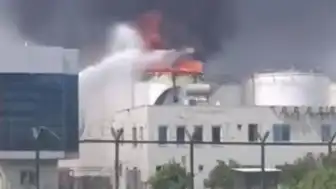 Mersin'deki Biyodizel Üretim Tesisinde Yangın