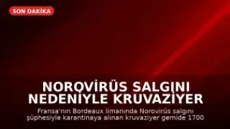 Norovirüs Salgını Nedeniyle Kruvaziyer Gemide Karantina: 1700 Kişi Mahsur Kaldı