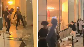 Paris'te Şampiyonlar Ligi Kutlamaları Kaosa Sürüklenirken Araçlar Yakıldı, Mağazalar Yağmalandı