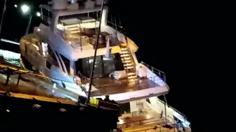 Sinop'ta Lüks Yatta Yangın: 6 Mürettebat Kurtarıldı