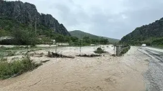 Tokat'ta Dere Taştı, Ev ve Araziler Sular Altında Kaldı