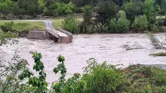 Tokat'ta Sel Nedeniyle Köprüde Kayma Meydana Geldi