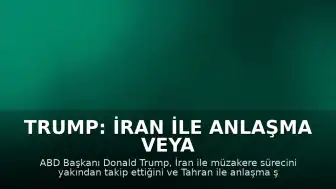 Trump: İran ile anlaşma veya saldırı ihtimalleri eşit