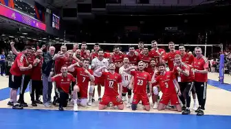 A Milli Erkek Voleybol Takımı Fransa Karşısında Set Vermeden Galip Geldi