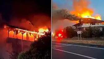 Adapazarı'nda 3 Katlı Müstakil Evde Yangın Çıktı