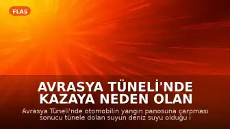 Avrasya Tüneli'nde Kazaya Neden Olan Yangın Söndürme Sistemi Suyunun Deniz Suyu Olduğu İddialarına Valilikten Açıklama