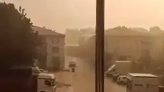 Bursa'nın İnegöl İlçesinde Ceviz Büyüklüğünde Dolu ve Sağanak Etkili Oldu