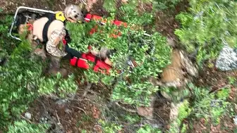 Çorum'da Sarp Arazide Mahsur Kalan Vatandaş Hava Kuvvetleri Tarafından Kurtarıldı