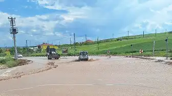 Çorum'un Alaca İlçesinde Sağanak Afet Gibi Etkili Oldu
