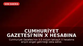 Cumhuriyet Gazetesi'nin X Hesabına Erişim Engeli Getirildiği İddiası