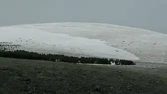 Doğu Anadolu'da Haziran Ayında Kar Yağışı Görüldü