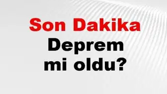 Düzce Gölyaka'da 3.6 Büyüklüğünde Deprem Meydana Geldi