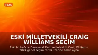Eski Milletvekili Craig Williams Seçim Tarihi Bahisleri Hakkında Suçunu Kabul Etti
