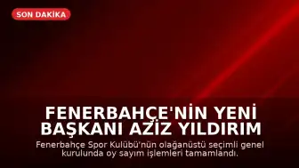 Fenerbahçe'nin Yeni Başkanı Aziz Yıldırım Oldu