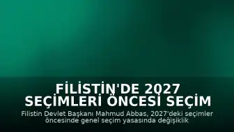 Filistin'de 2027 Seçimleri Öncesi Seçim Sisteminde Değişiklik Yapıldı