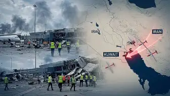 İran İHA'ları Kuveyt Havalimanı'nı Vurdu: Uçuşlar Durduruldu