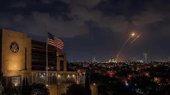 İran'ın İsrail Saldırılarına Yanıtı Sonrası ABD'nin Kudüs Büyükelçiliğinde Güvenlik Önlemleri Artırıldı