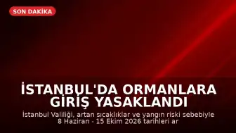 İstanbul'da Ormanlara Giriş Yasaklandı