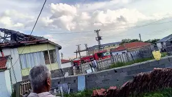Konya'da Bir Evde Yangın Çıktı