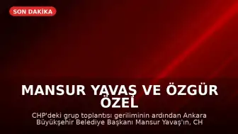 Mansur Yavaş ve Özgür Özel Birlikte Manisa'ya Gidecek
