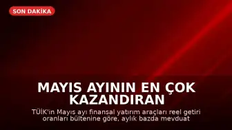 Mayıs Ayının En Çok Kazandıran Yatırım Aracı Açıklandı