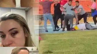 Öğretmen E.U. Tarafından Paylaşılan Şiddet Olayı Sonrası Eski Eş Stadyum Ortasında Darbedildi