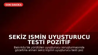 Sekiz Ismin Uyuşturucu Testi Pozitif Çıktı: M.M. ve Y.Ü. Arasında