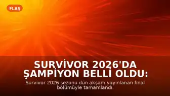 Survivor 2026'da Şampiyon Belli Oldu: Mert Nobre Birinci Seçildi