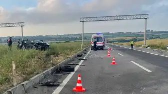 Tekirdağ'da Trafik Kazası: 10 Yaralı, 8'i Düzensiz Göçmen