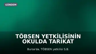 TÖBSEN Yetkilisinin Okulda Tarikat İstemiyoruz Açıklaması Nedeniyle Verilen Kınama Cezası İptal Edildi