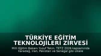 Türkiye Eğitim Teknolojileri Zirvesi Kapsamında Bakan Tekin İkili Görüşmeler Gerçekleştirdi