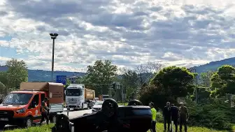 Zonguldak'ta Trafik Kazası: 1 Yaralı