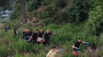 Alanya'da ATV Aracının Uçuruma Yuvarlanması Sonucu Bir Kişi Yaralandı