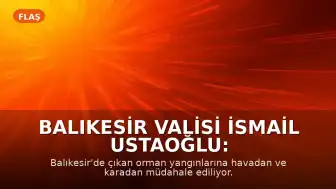 Balıkesir Valisi İsmail Ustaoğlu: "Vatandaşlarımız merak etmesinler, devletimiz yanlarındadır"