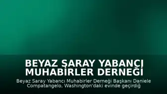 Beyaz Saray Yabancı Muhabirler Derneği Başkanı Daniele Compatangelo Hayatını Kaybetti