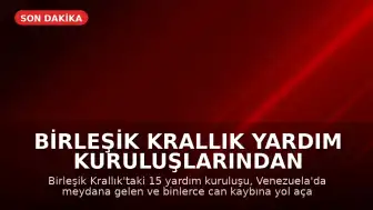 Birleşik Krallık Yardım Kuruluşlarından Venezuela Depremleri İçin Yardım Çağrısı