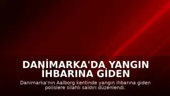 Danimarka'da Yangın İhbarına Giden Polislere Silahlı Saldırı: 1 Ölü, 2 Yaralı