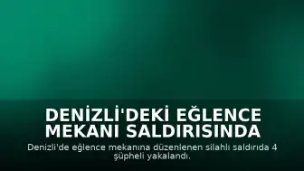Denizli'deki Eğlence Mekanı Saldırısında Yeni Gelişme: Planlayıcılar Arasında Eski Muhbir de Bulundu