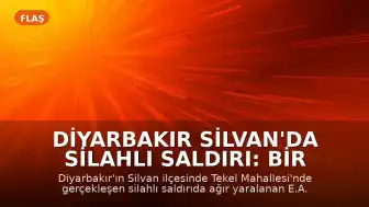 Diyarbakır Silvan'da Silahlı Saldırı: Bir Kişi Hayatını Kaybetti