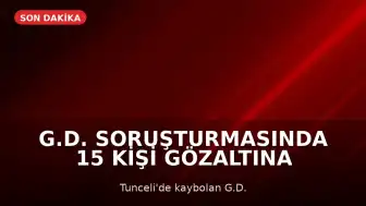 G.D. Soruşturmasında 15 Kişi Gözaltına Alındı, Eski Vali Tuncay Sonel'in Eşi de Listeıde