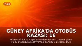 Güney Afrika'da Otobüs Kazası: 16 Kişi Yaşamını Yitirdi