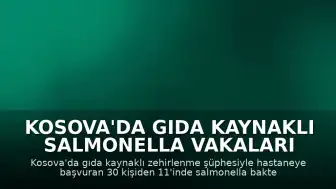 Kosova'da Gıda Kaynaklı Salmonella Vakaları Tespit Edildi