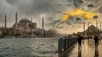Meteoroloji Genel Müdürlüğü'nden 5 İl İçin Sarı Kodlu Uyarı: İstanbul ve Trakya'da Sağanak Bekleniyor
