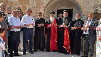 Midyat'ta Tarihi Miras: 1600 Yıllık Mor Kuryakos Kilisesi 50 Yıl Sonra Yeniden İbadete Açıldı