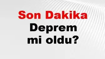 Muğla Datça'da 3.7 Şiddetinde Deprem Meydana Geldi
